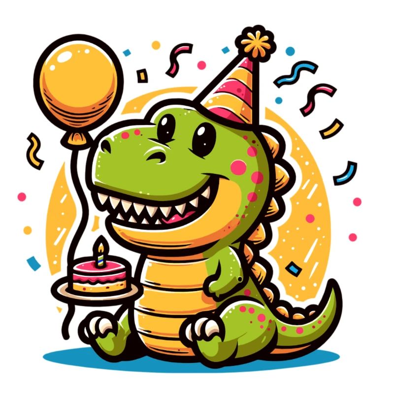 Dino Anniversaire TRex