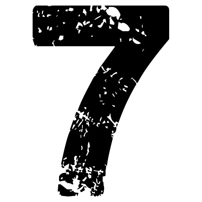 7 Number jersey