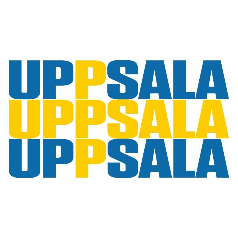 Uppsala Suède Drapeau