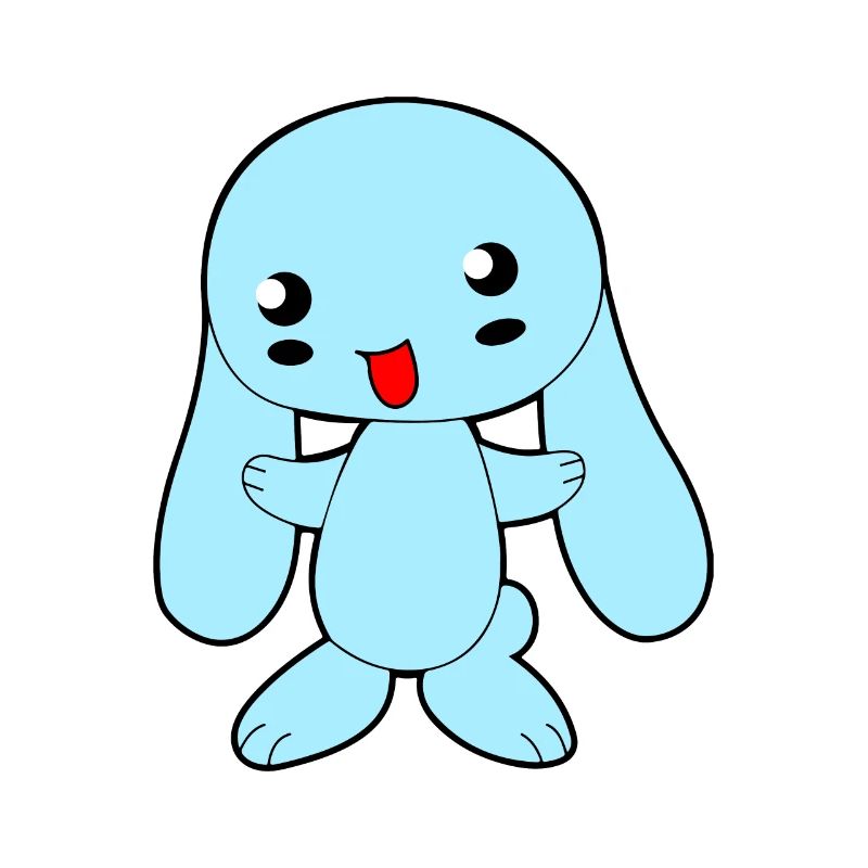 Light blue floppy eared rabbit