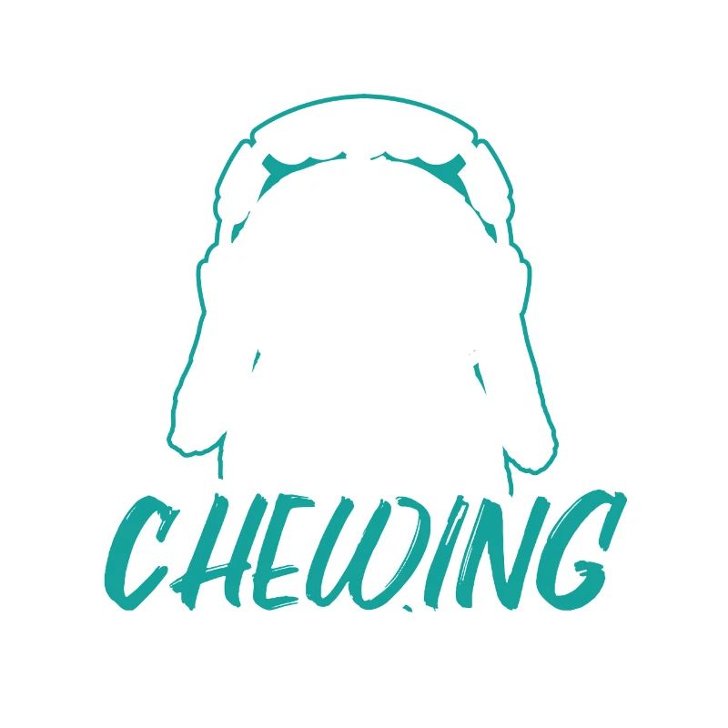 Funny Rabbit Design Quote Chewing The Cable