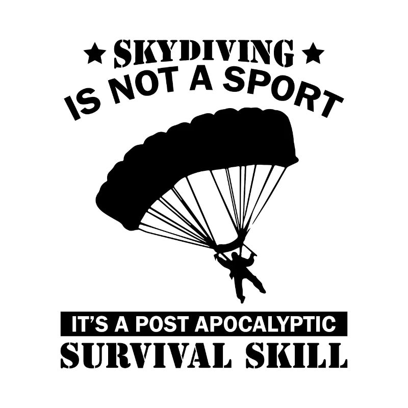 Skydiving skydiving parachute