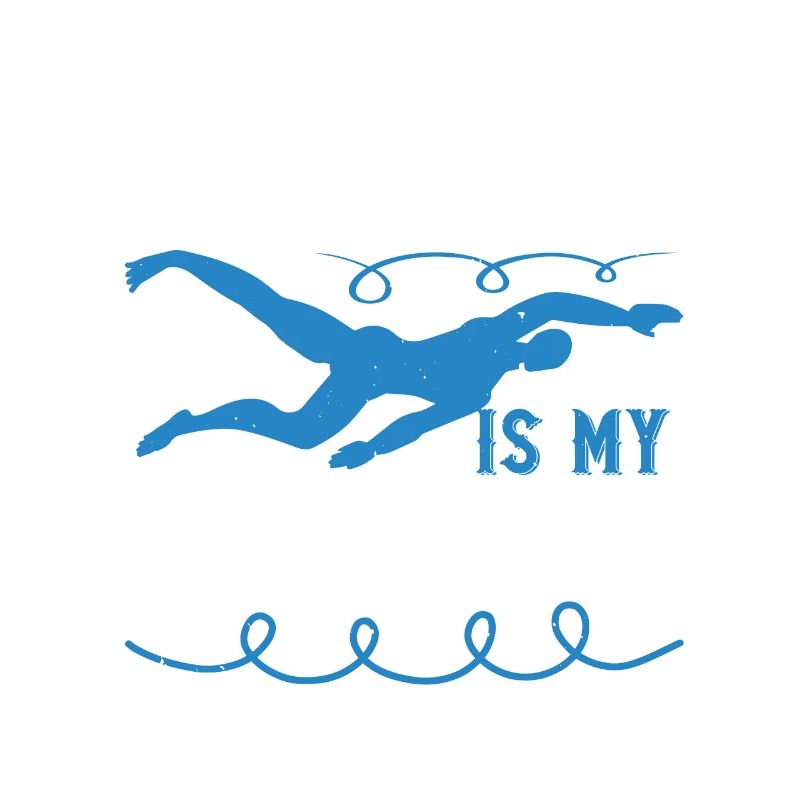 Natation Le chlore est mon eau de Cologne