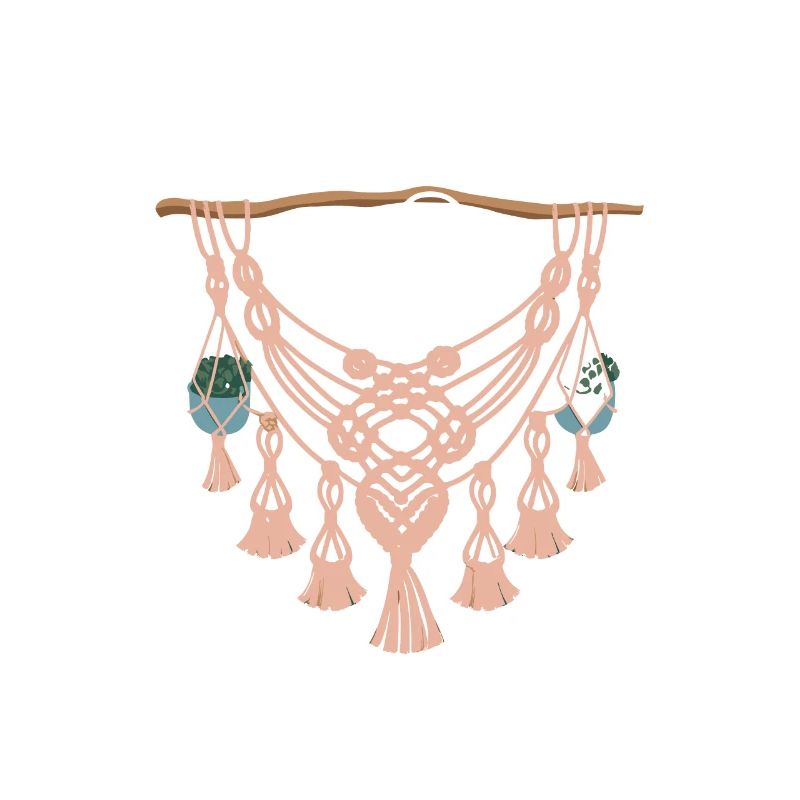 Funny macrame quote for boho macrame lovers
