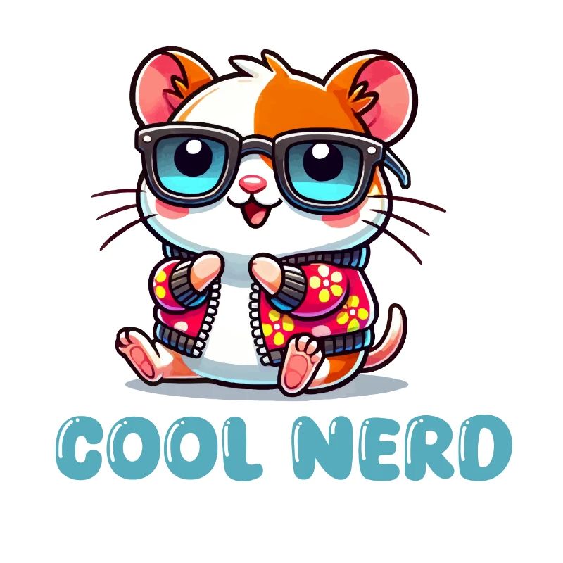 hamster comic cool nerd