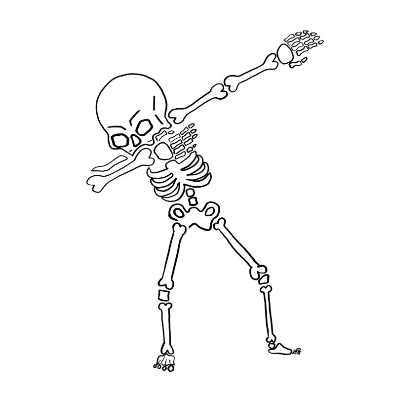 Dab Skeleton Halloween