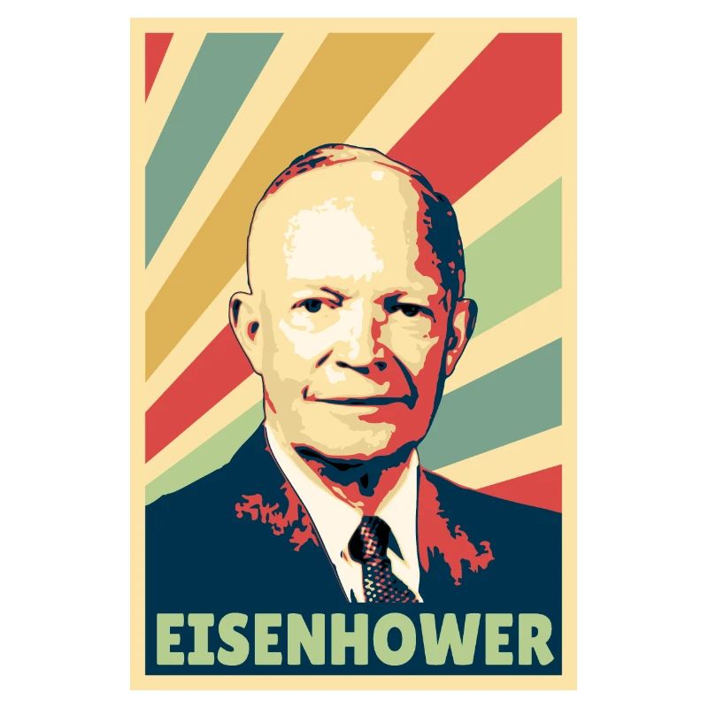Dwight D. Eisenhower Vintage Colors