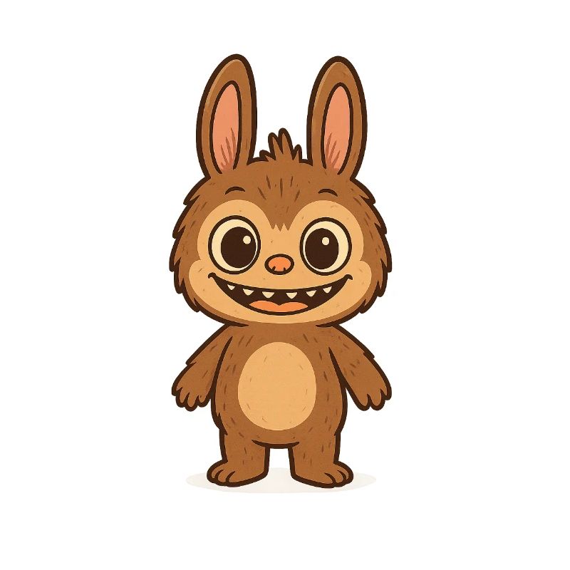 Cute Teddy Bear Rabbit Versatile Pattern