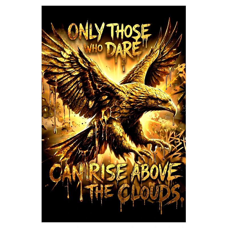 Eagle Poster Motivation Saying Mural