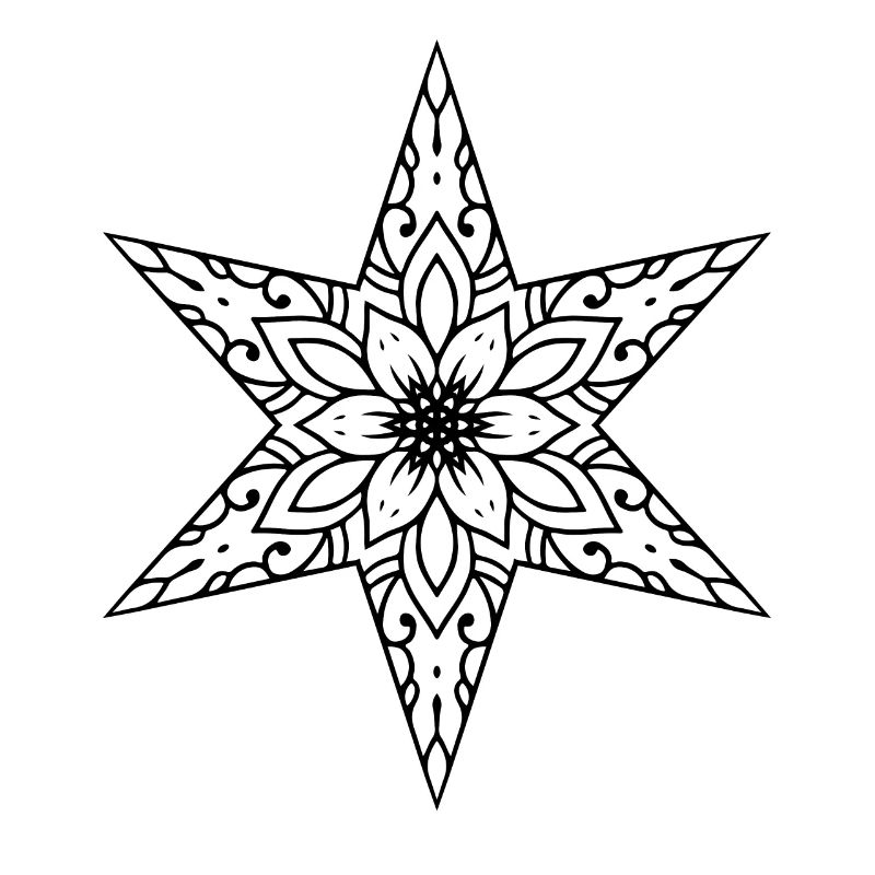 Mandala étoilé