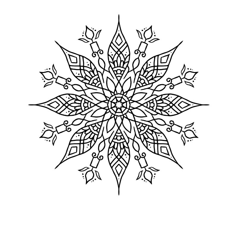 Fleurs Mandala