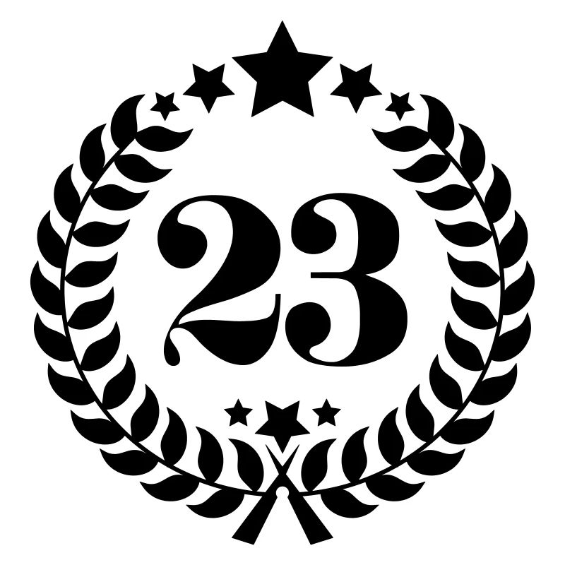 23ter numéro de bague d'anniversaire 23 ans
