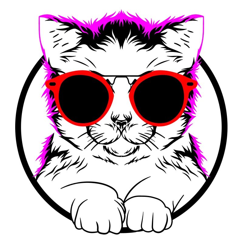 Farben änderbar | COOL CAT - COOLE KATZE