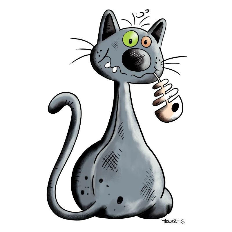 Schwarze Katze