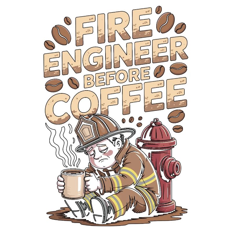 Fire Engineer Before Fire Service Coffee Lover