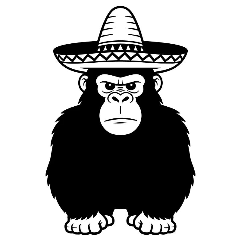 Gorilla sombrero