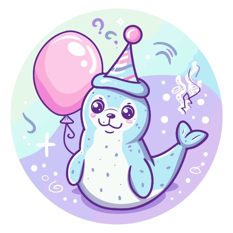 Robbe Tier Geburtstag Comic