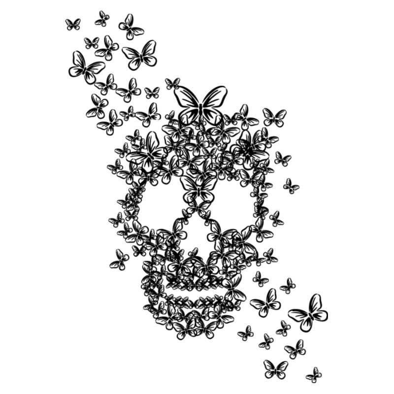 PiexSu - Plotterdatei Butterflyskull