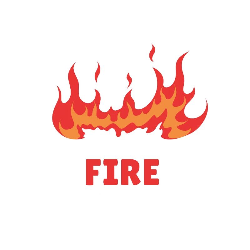 I'm on fire witziger Spruch Feuer Geschenkidee