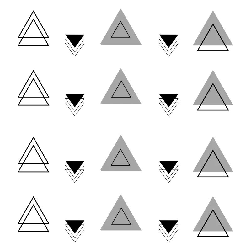 Géométrie Moderne Abstrait Rangées de Triangles