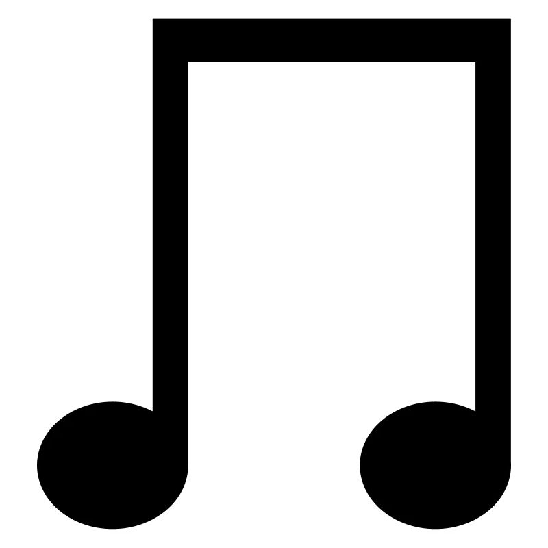 Symbole de huitième note pour vous concevoir vous-même