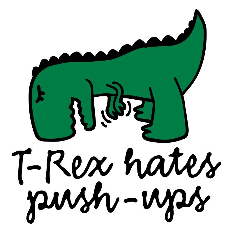 T-Rex déteste push-ups