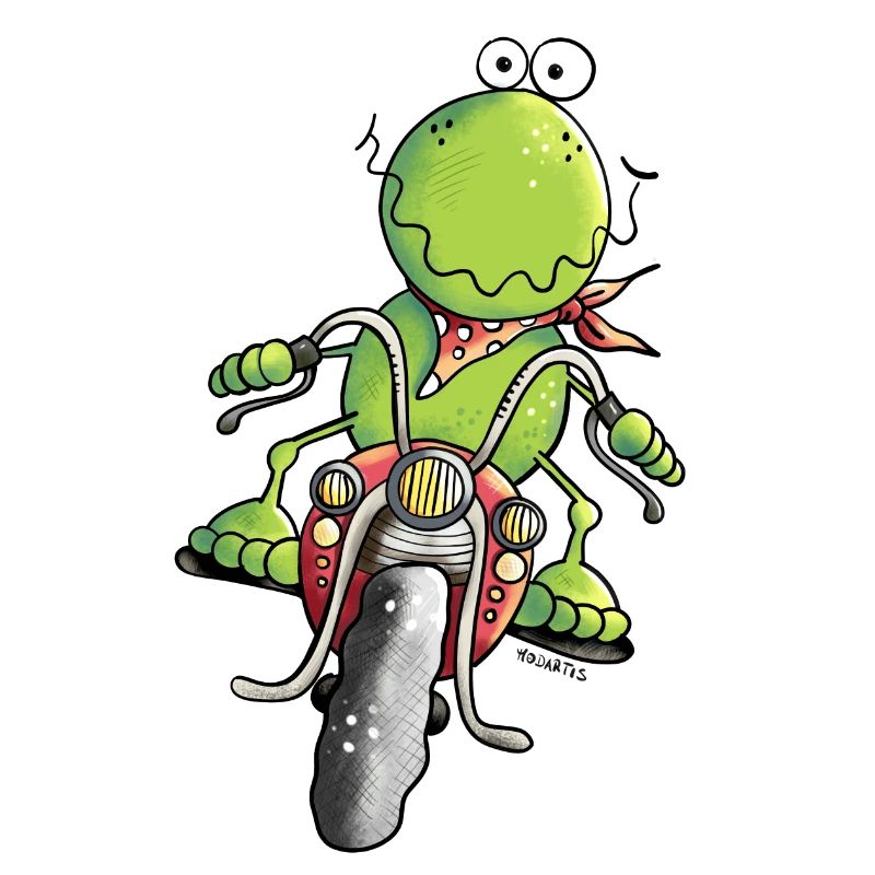 Biker Frog