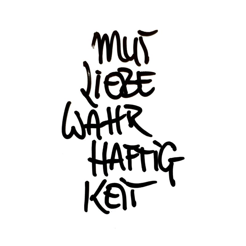 COURAGE, AMOUR, VÉRACITÉ
