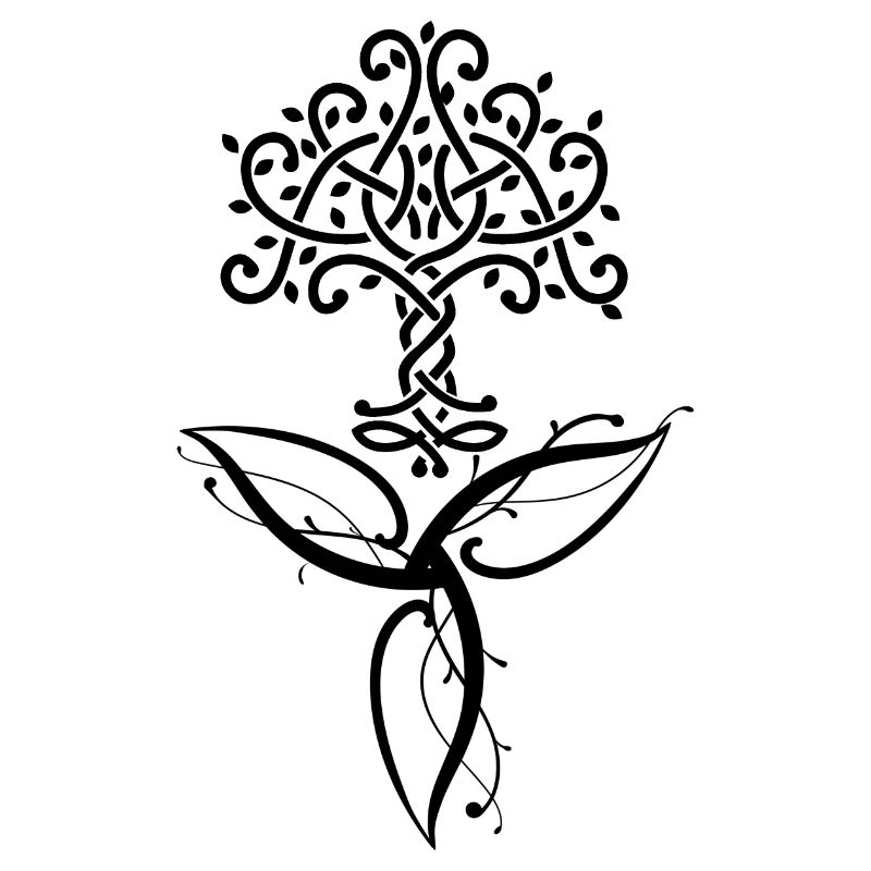 Celtic Ireland Viking Celtic Knot Pattern Tree