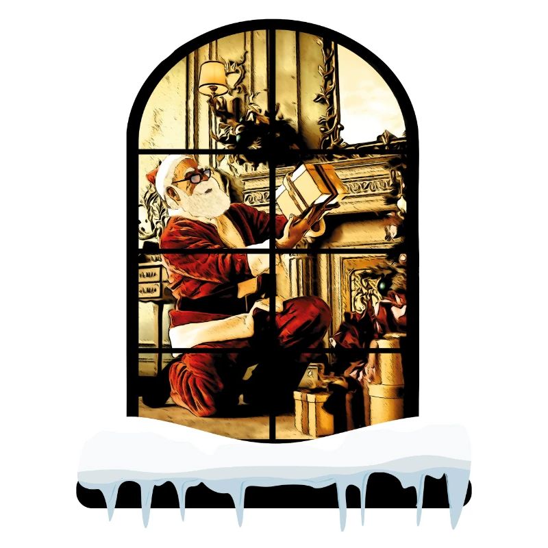 Der Weihnachtsmann zu Hause