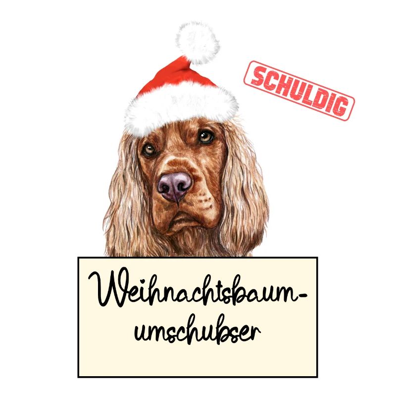 Weihnachtsbaum Umschubser Englischer Cocker Spanie