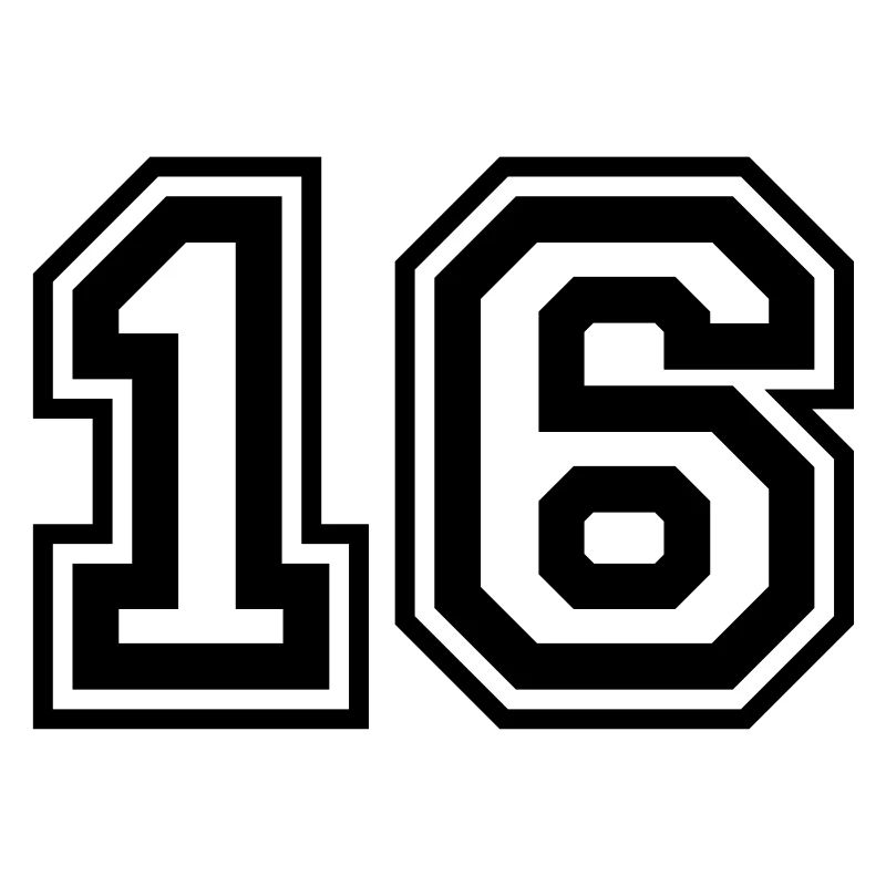 16 Numéro de numéro