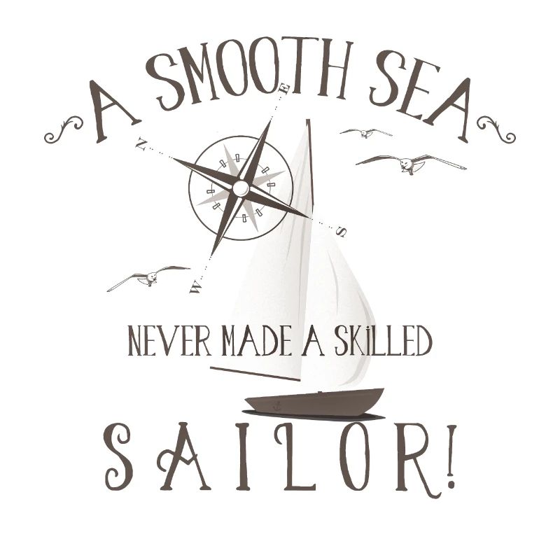 A Smooth Sea - gift sailing boat - by silberbluth
