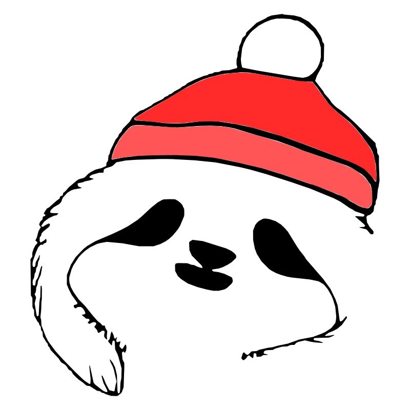 Sloth Christmas Cute Sloth Vector 2