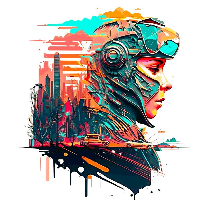 Sci Fi Future Vision in the Dystopia