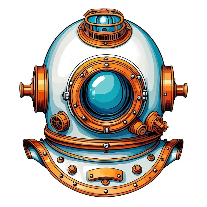 Nostalgic Diving Helmet Deep-Sea Diver Helmet