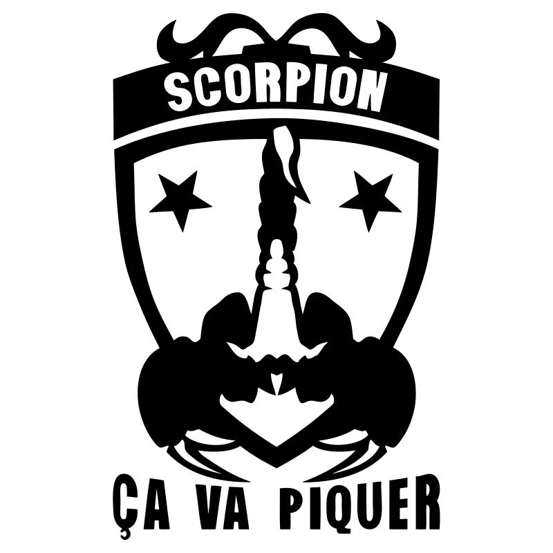 scorpion astrological sign sting logo