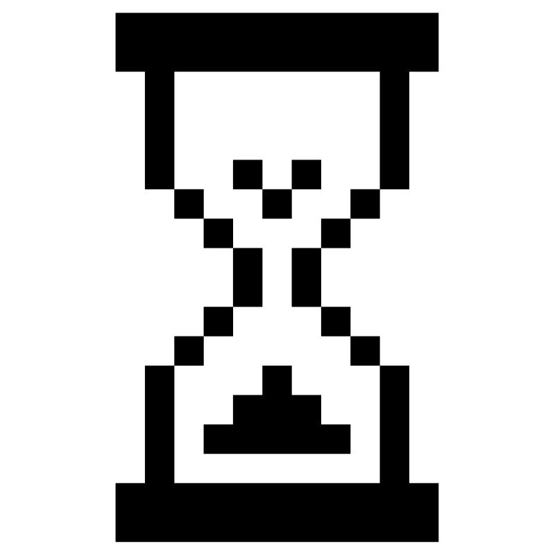 Computer Hourglass - Wait Concept