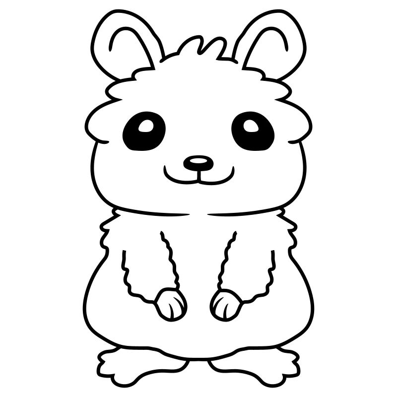 Cher petit hamster mignon