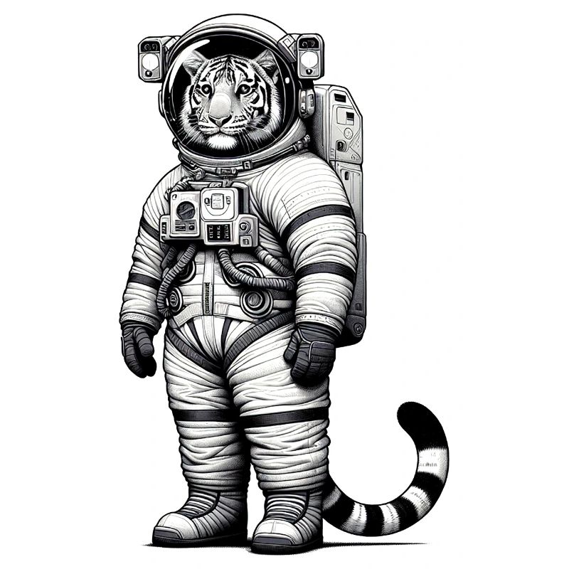 Tigre Astronaute Mignon