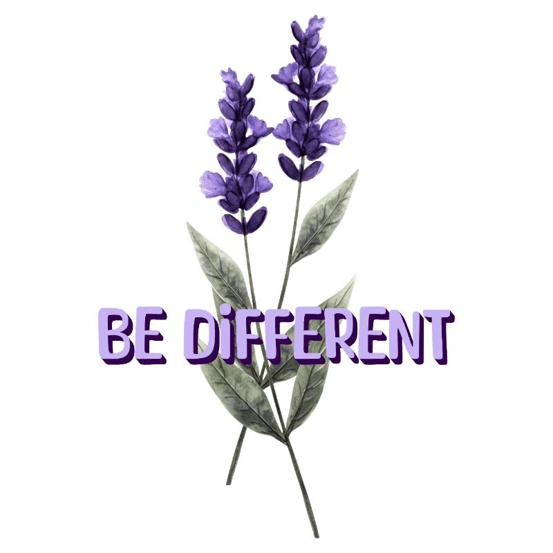BE DIFFERENT – Lavendel Blumenliebe Affirmationen