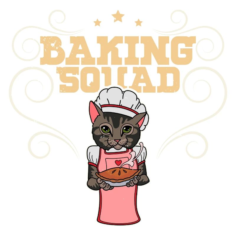 Cat Dessert Pastry Baking Gift