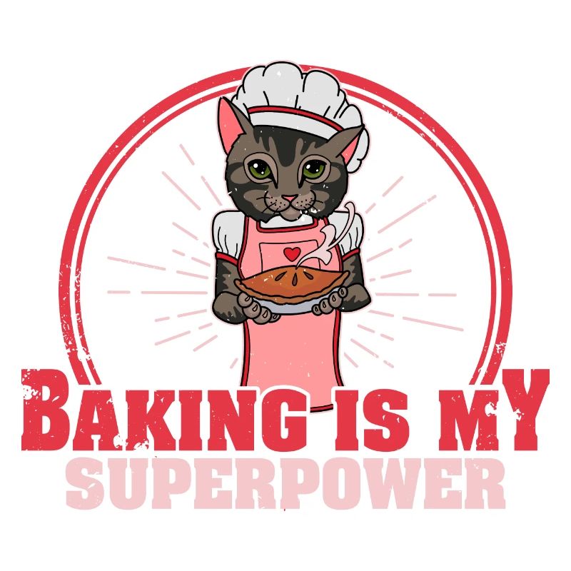 Cat Baker Hobby Baker Pastry Biscuits