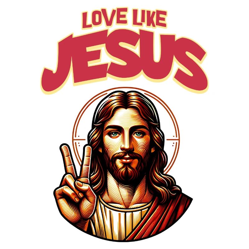 Aimer comme Jésus Visage classique de Jésus