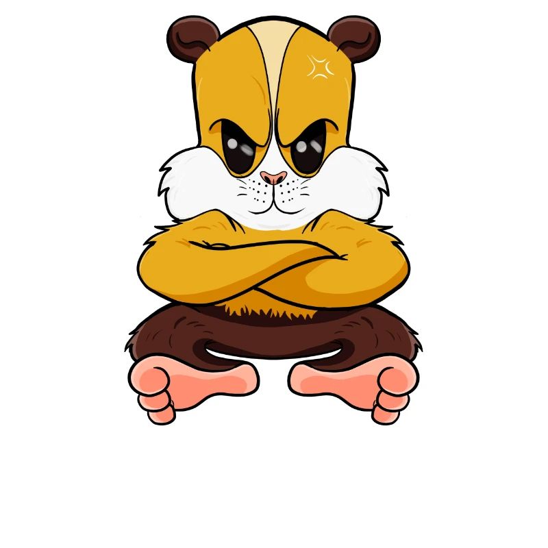 Nope Funny Lazy Hamster