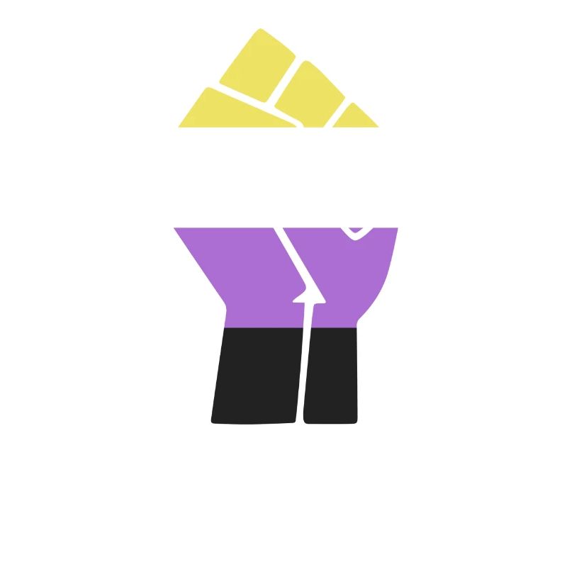 Liebe Nonbinary Pride Faust Design für Equality