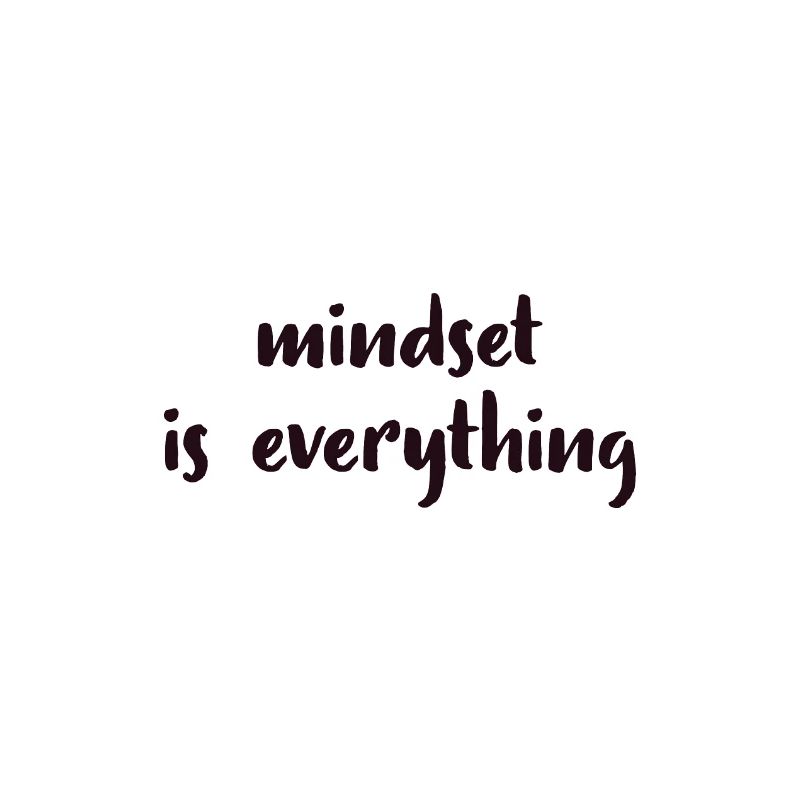 Mindset ist Alles Geist Motto Einstellung