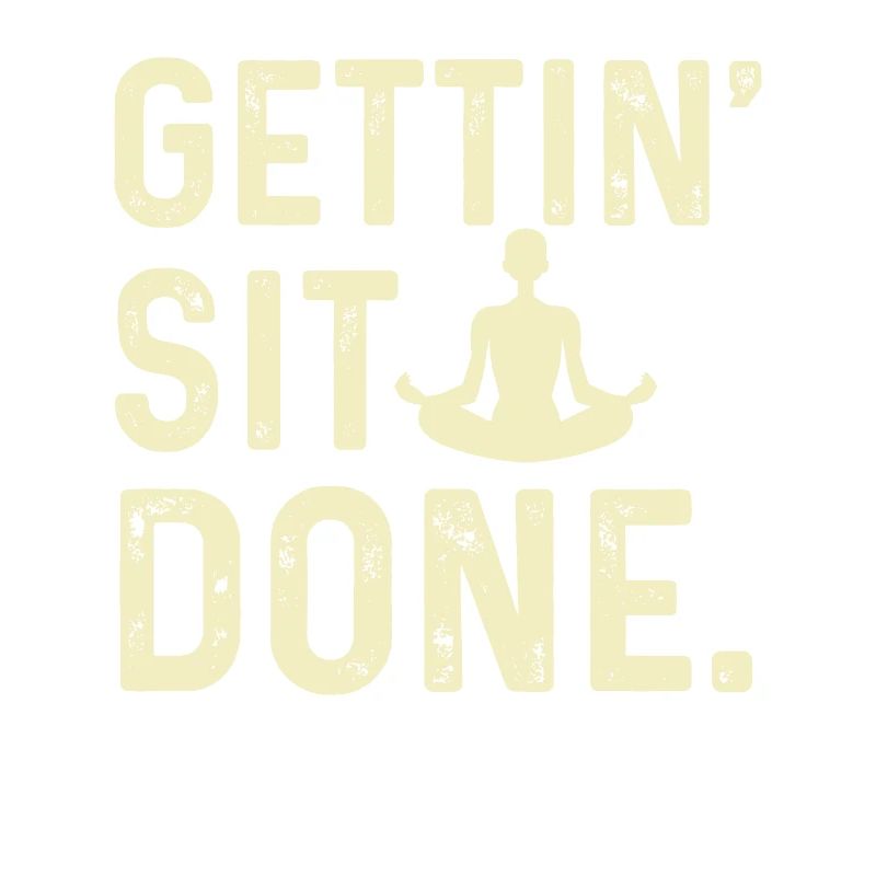 Gettin setz dich Buddhist Geschenk