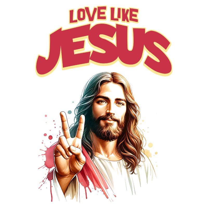 Aimer comme Jésus Visage classique de Jésus