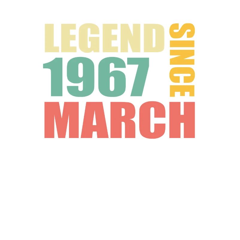 56th birthday March Born 1967 Gift idea